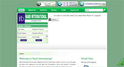 Desktop Screenshot of nandhotels.com